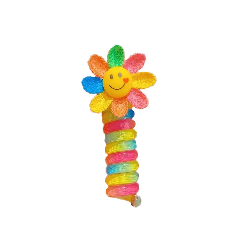 Colorful Telephone Wire Hair Bands for Kids - Image 27