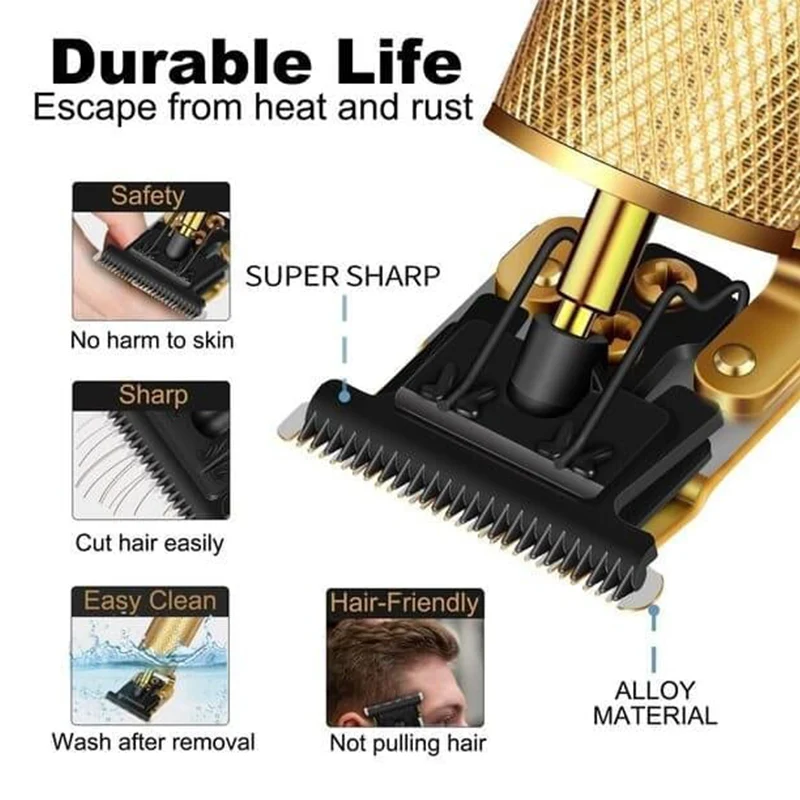 Cordless Trimmer Men Hair Clipper - Image 17