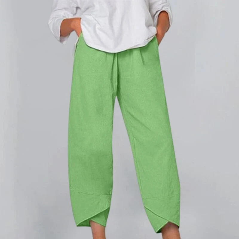 Cotton and Linen Casual Pants - Image 9