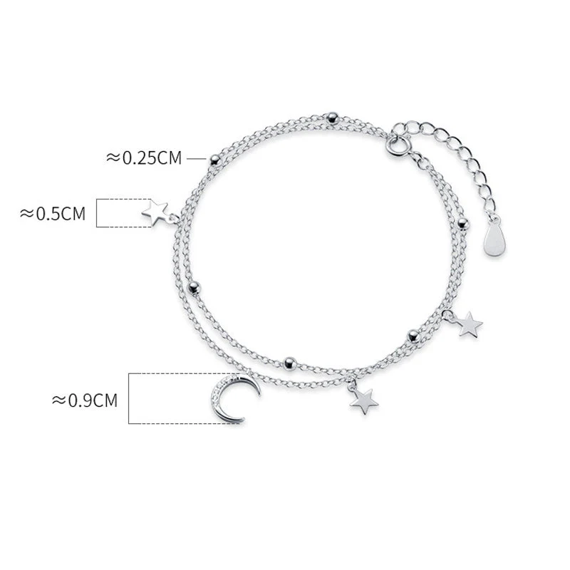Crescent Moon & Star Bracelet - Image 10