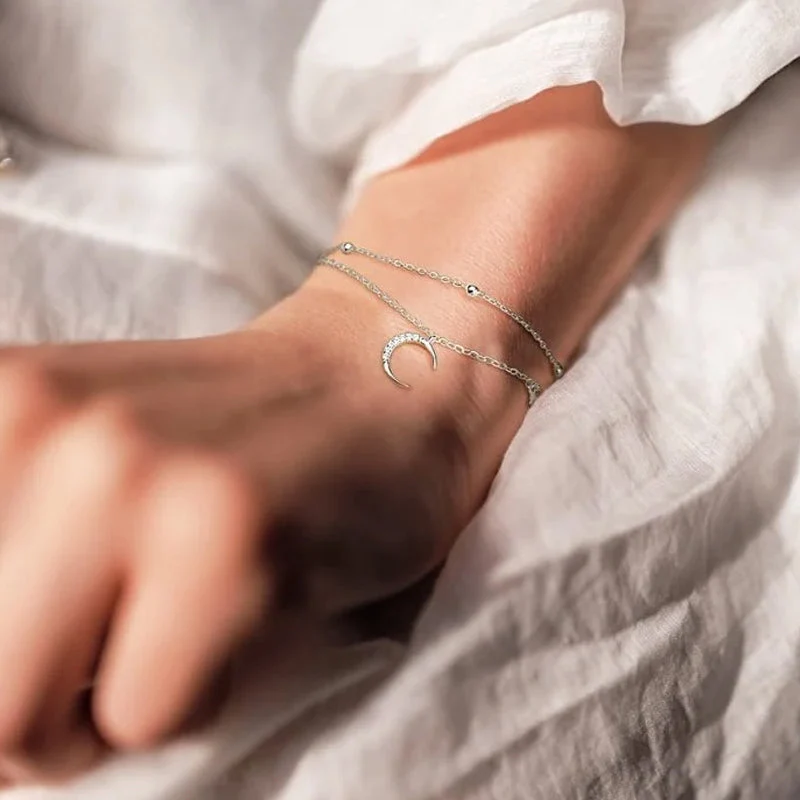 Crescent Moon & Star Bracelet - Image 4