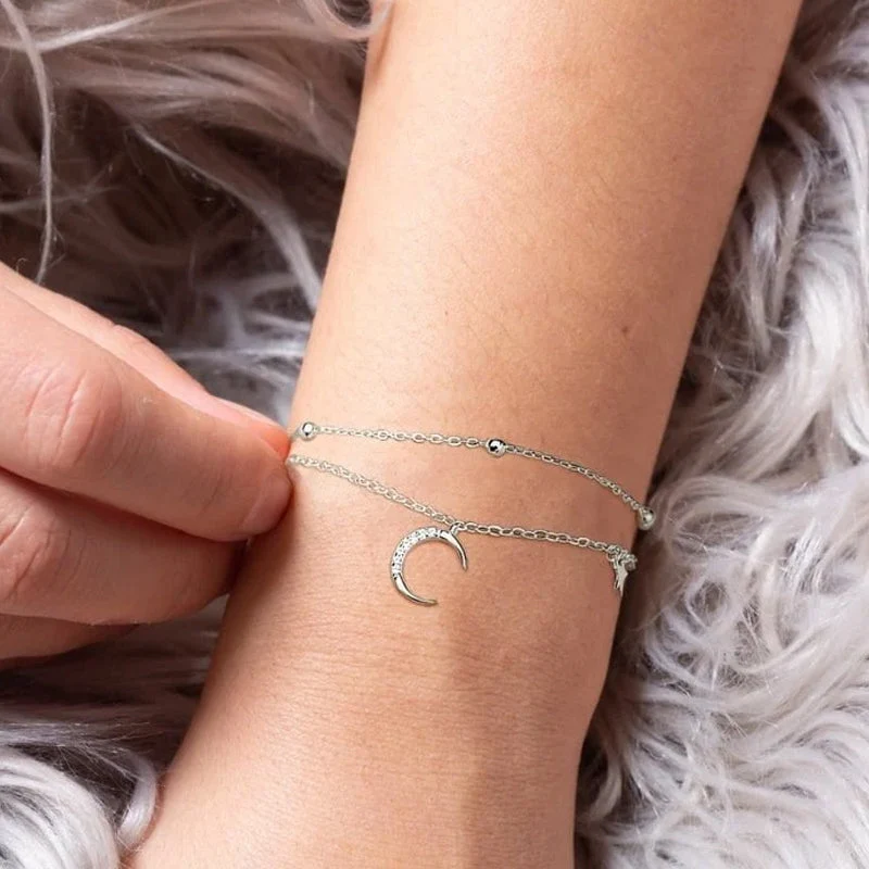 Crescent Moon & Star Bracelet - Image 6