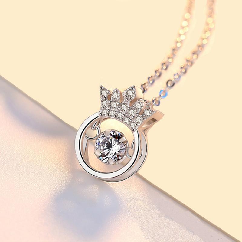 Crown Sparkling Dance Necklace - Image 3