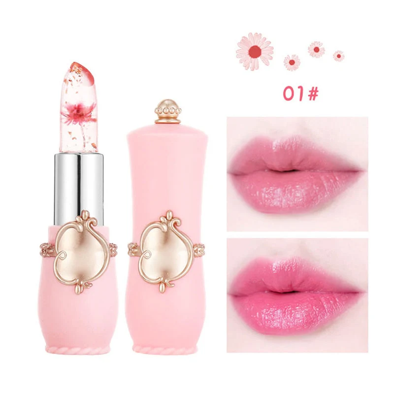 Crystal Jelly Flower Color Changing Lipstick - Image 12