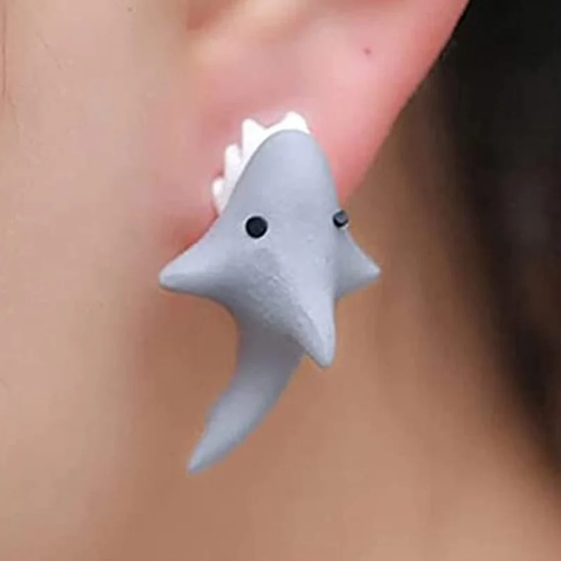 Cute Animal Bite Earrings - Image 3