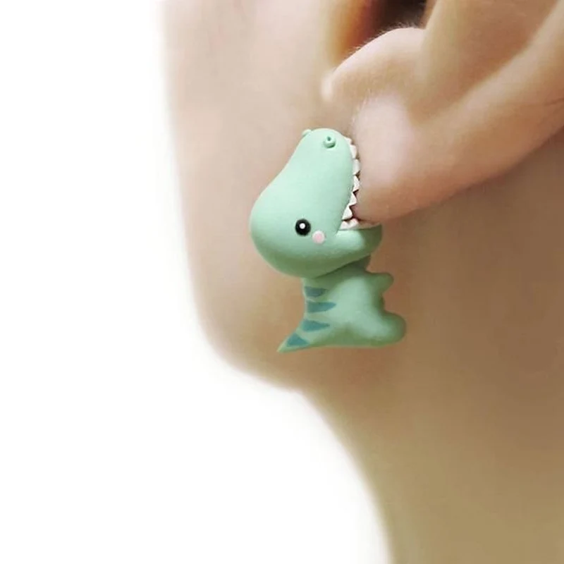 Cute Animal Bite Earrings - Image 4