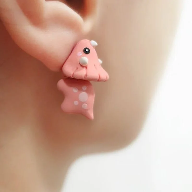 Cute Animal Bite Earrings - Image 5