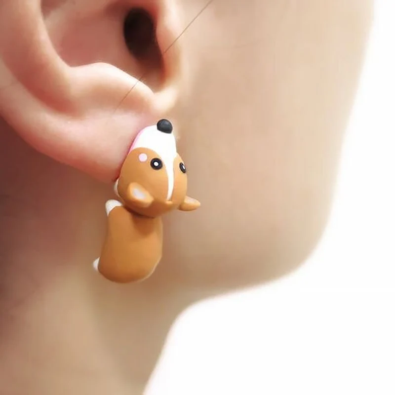 Cute Animal Bite Earrings - Image 7