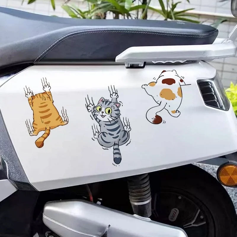 Cute Cat Cartoon Decal Car Stickers - Image 4