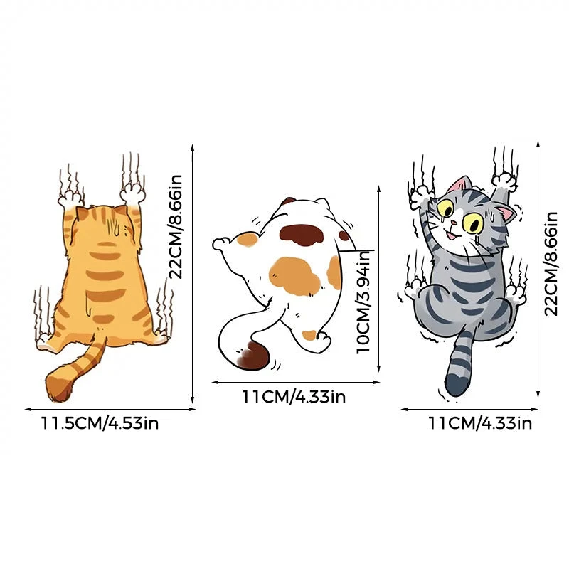 Cute Cat Cartoon Decal Car Stickers - Image 8