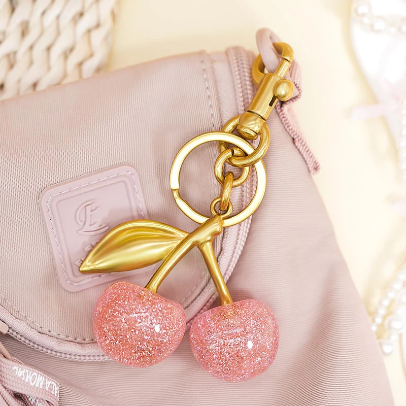 Cute Cherry Design Keychain - Image 9