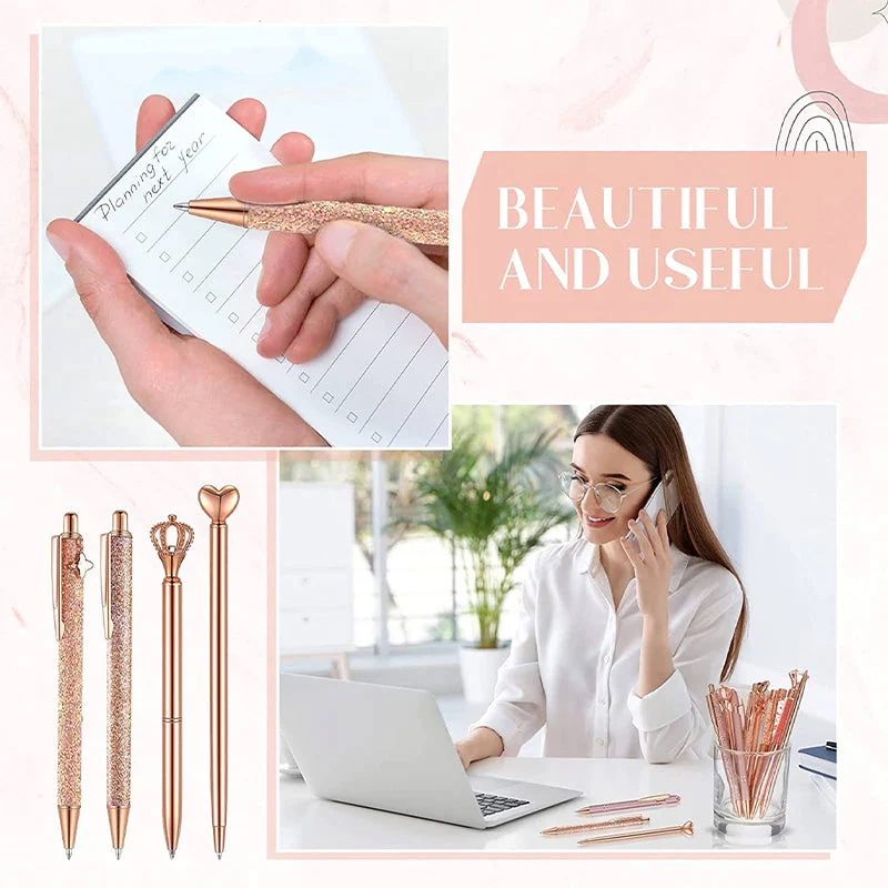 Diamond Ballpoint Pen Set - Image 3