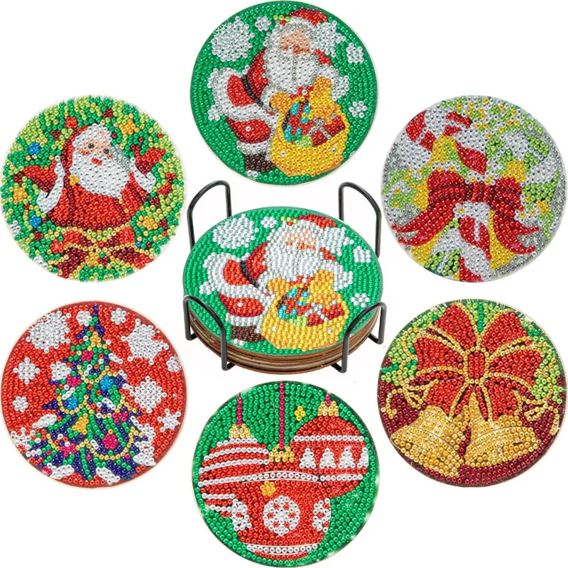 Diamond Crafts Coasters Diamond Painting Coasters (Mandala) - Image 24
