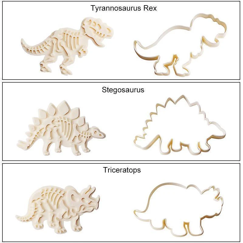 Dinosaur Cookie Molds(3 pics/set) - Image 9