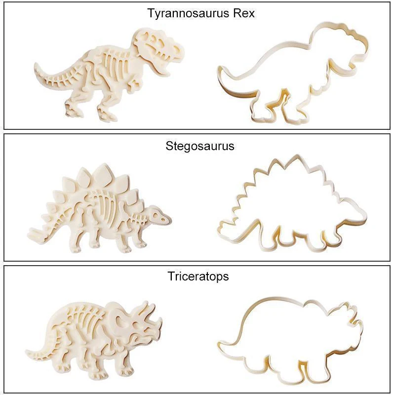 Dinosaur Cookie Molds(3 pics/set) - Image 8
