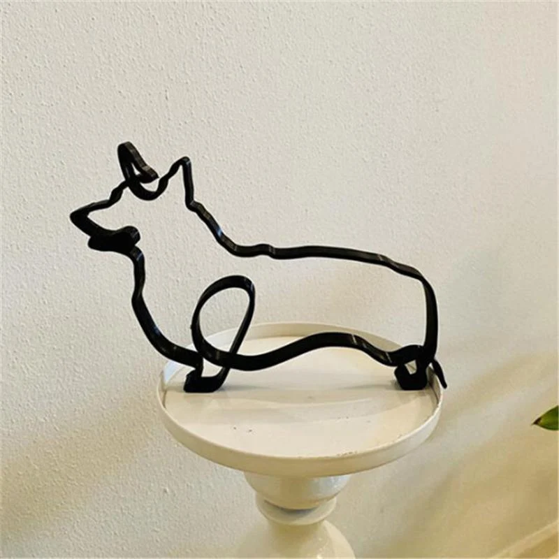 Dog Minimalist Art Sculpture - Image 8