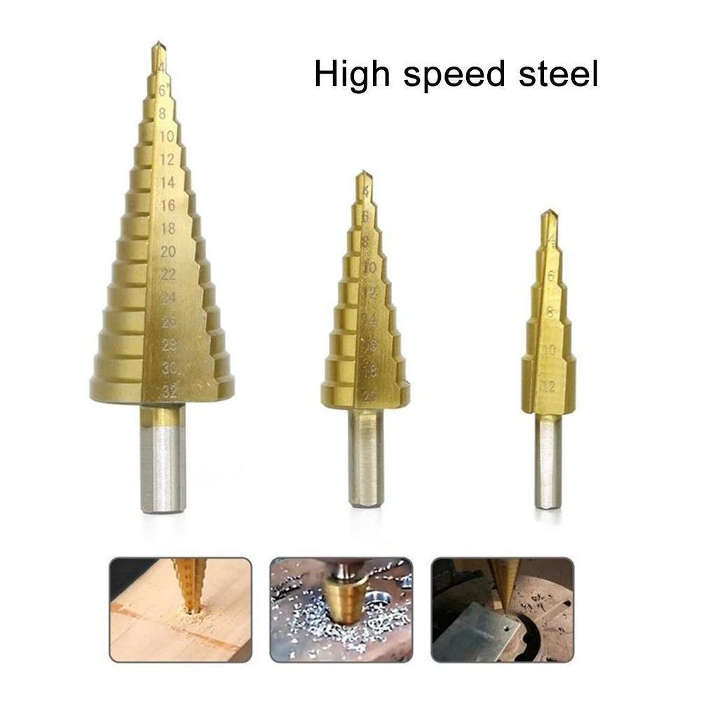 Domom® Titanium Step Drill (3 pieces) - Image 4