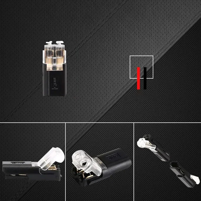 Double-wire Push-in Connector with Locking Buckle - Image 4