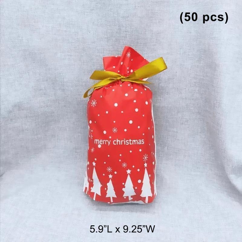 Drawstring Christmas Gift Bags - Image 6