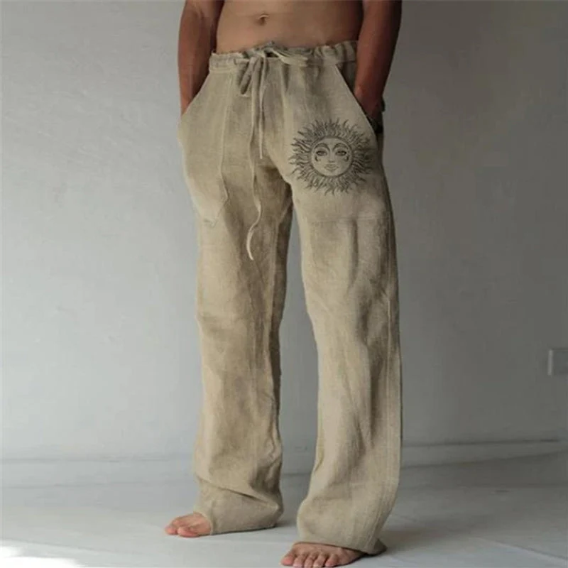 Drawstring Elasticized Casual Trousers - Image 4