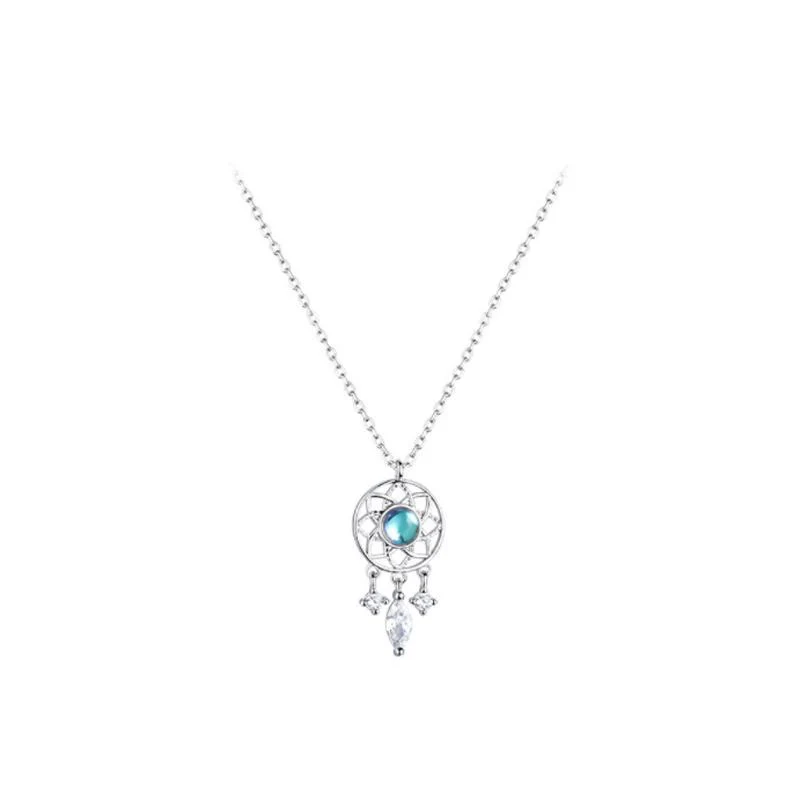 Moonlight Dreamcatcher Necklace Collarbone necklace - Image 7