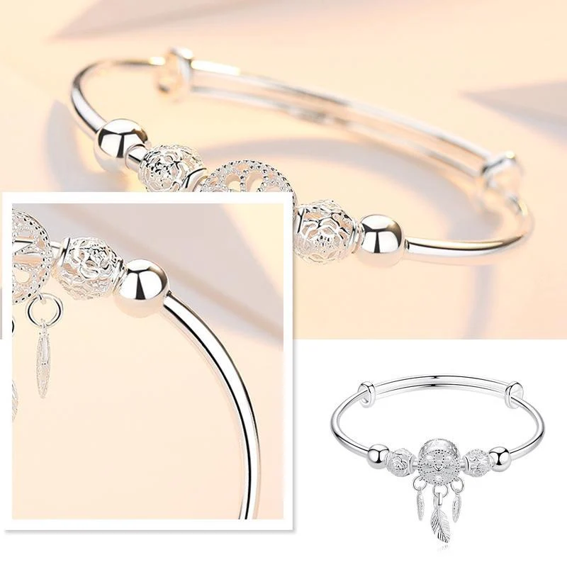 Dreamcatcher Feather Charm Bracelet - Image 8