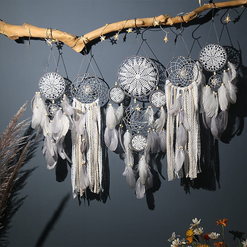 Dreamcatcher Moon and Stars Hanging Over the Bed(5 PCS) - Image 10