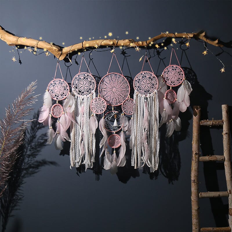Dreamcatcher Moon and Stars Hanging Over the Bed(5 PCS) - Image 8