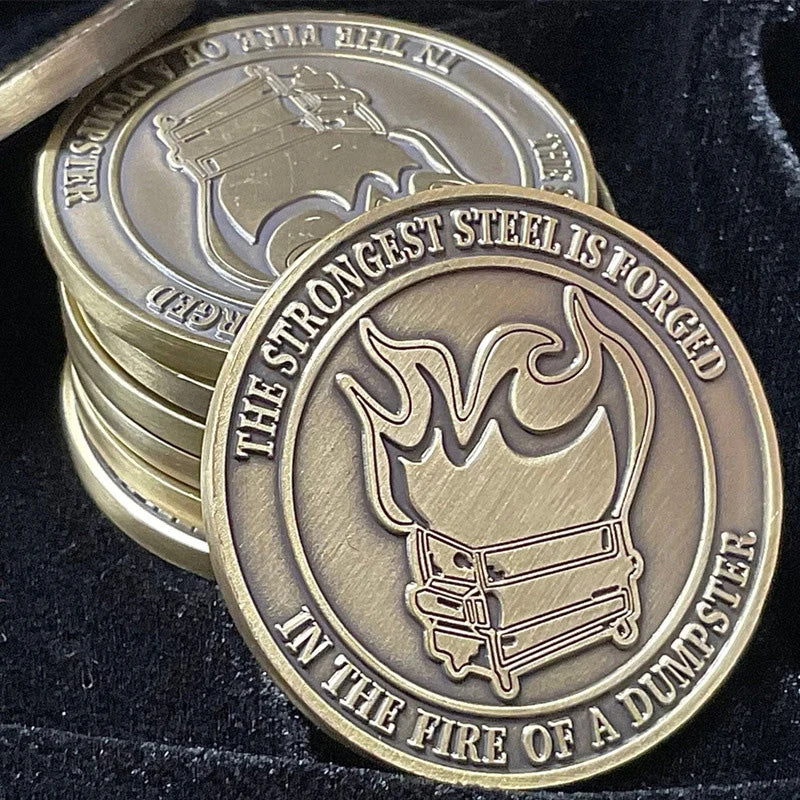 Dumpster Fire Challenge Coin - Image 7