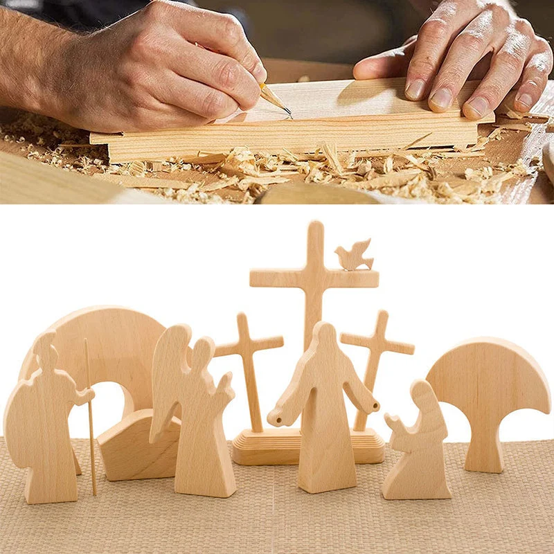 Easter Scene Wooden Decoration - Image 5