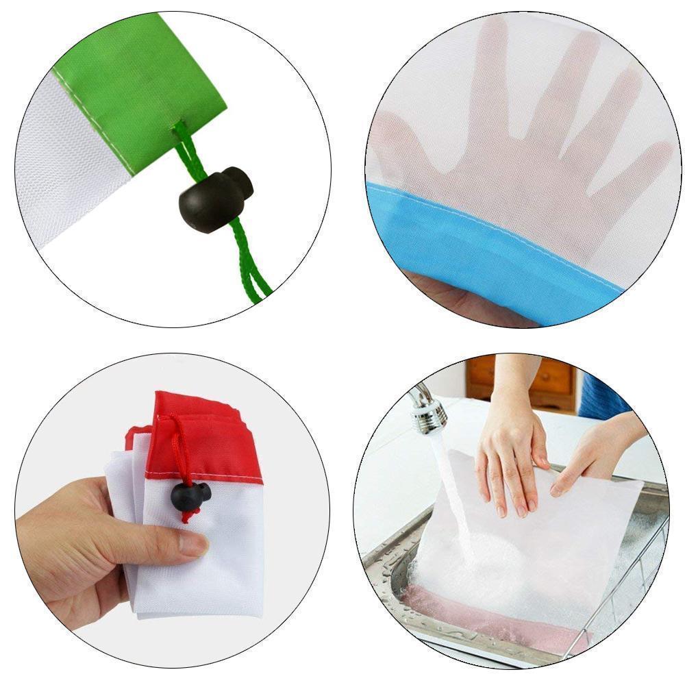 Ecological and Reusable Portable Bag, 12 Pieces - Image 4