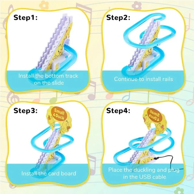 🦆Electric Duck Slide Track With Lights And Music🦆 - Image 10