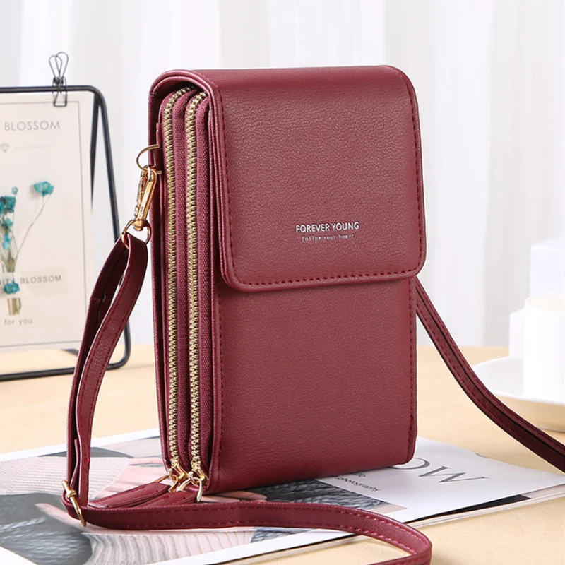 Elegant Crossbody Touch Screen Phone Bag - Image 12