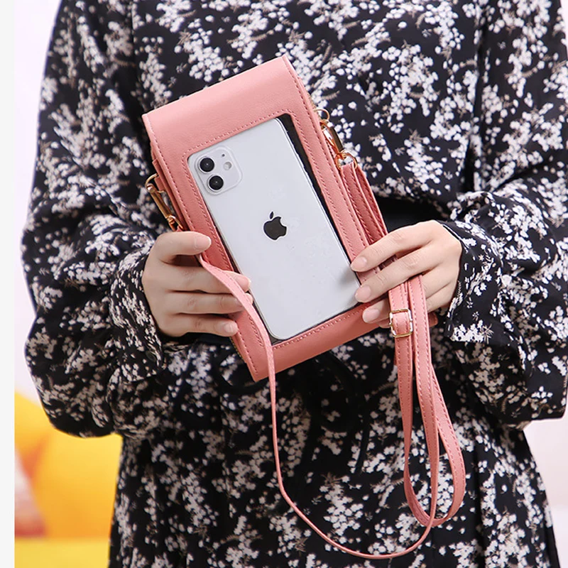 Elegant Crossbody Touch Screen Phone Bag - Image 3