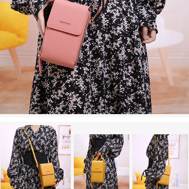 Elegant Crossbody Touch Screen Phone Bag - Image 4