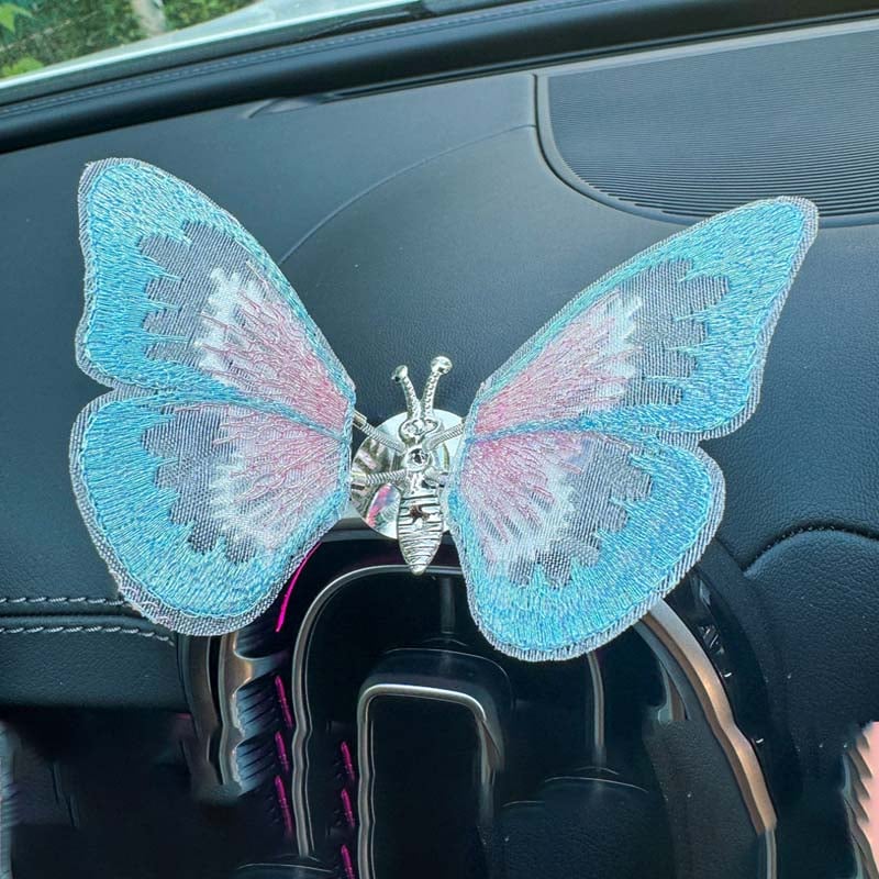 Embroidery Fragrance Butterfly Car Decoration - Image 16