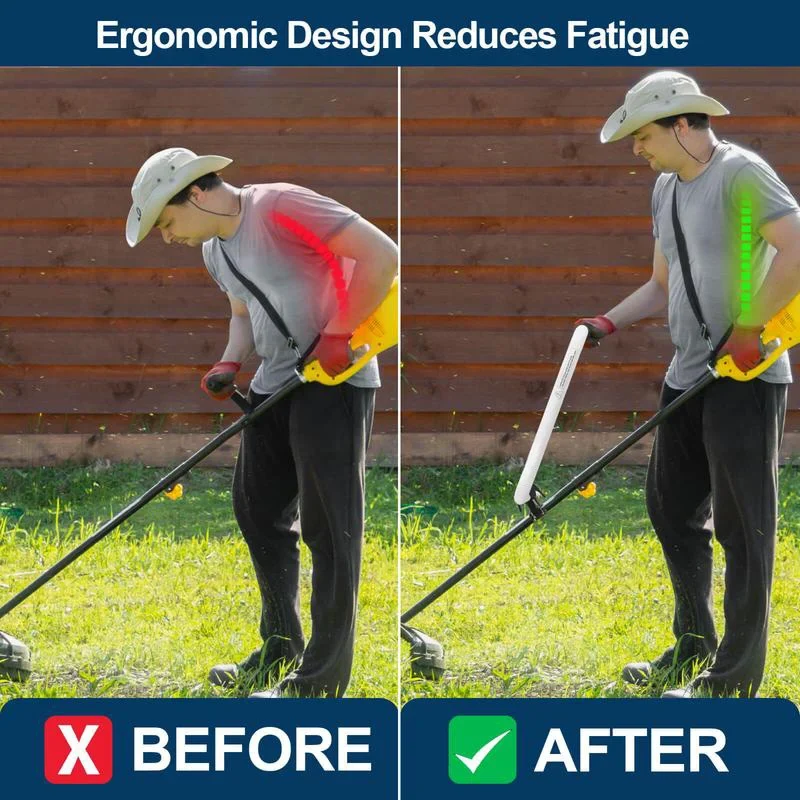 Ergonomic Weed Eater Handle Extension Weed Wacker Trimmer Grip - Image 2