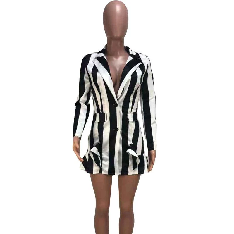 Fashion Striped Dress - Image 6