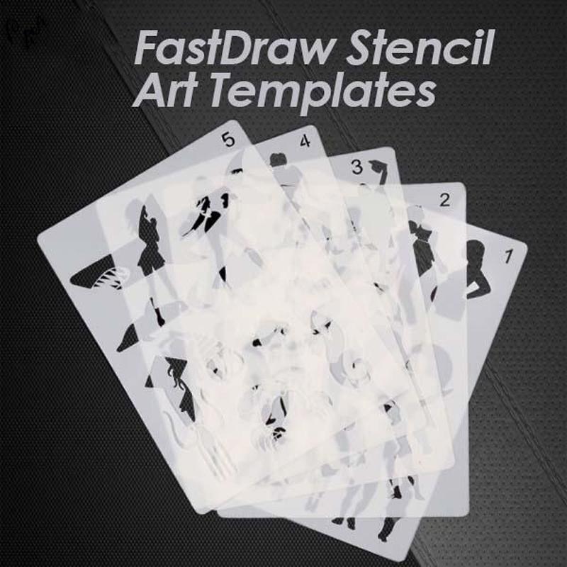 Fast Draw Stencil Art Templates( 12 or 24 Sheets/Set ) - Image 11
