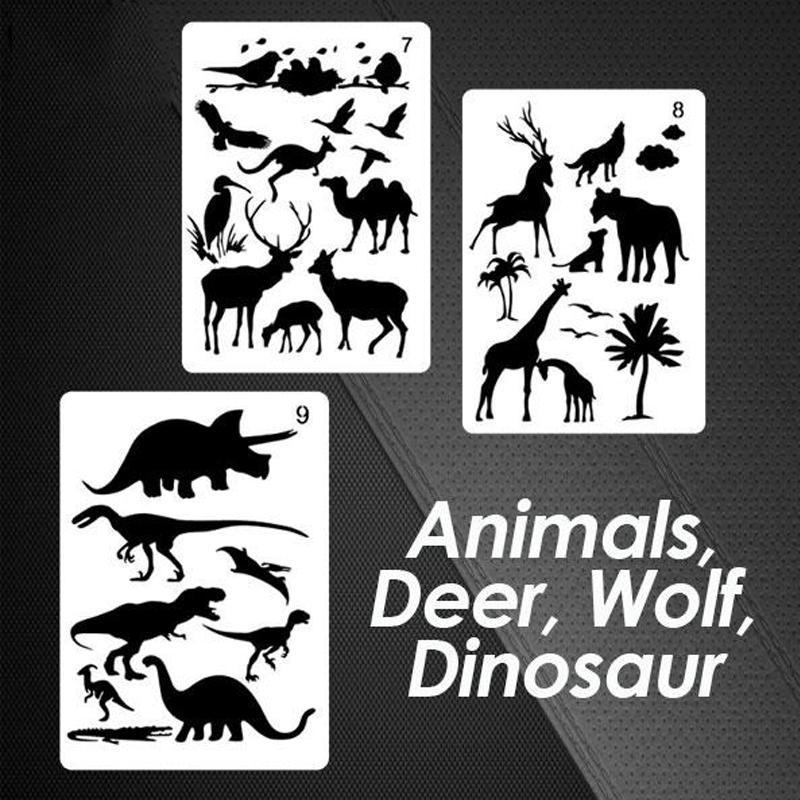 Fast Draw Stencil Art Templates( 12 or 24 Sheets/Set ) - Image 7