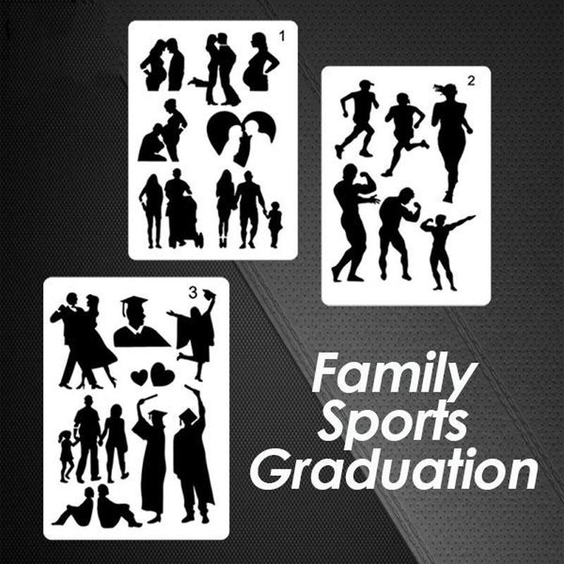 Fast Draw Stencil Art Templates( 12 or 24 Sheets/Set ) - Image 9