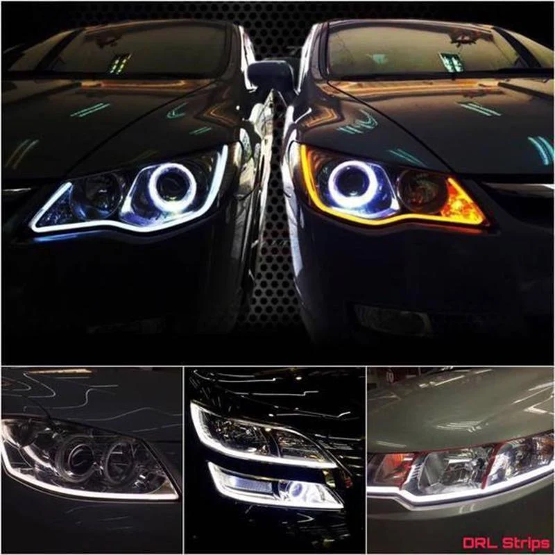Flexible DRL LED Night & Daytime Running Light Strip (No Disassembling Needed) - Image 12