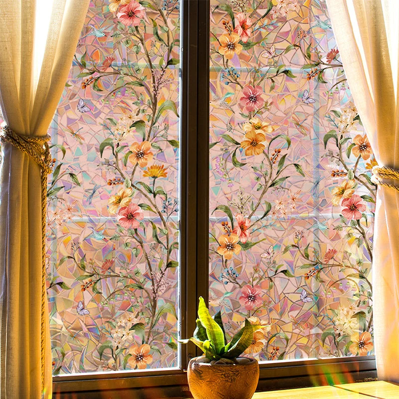 Floral Pattern Window Sticker - Image 19