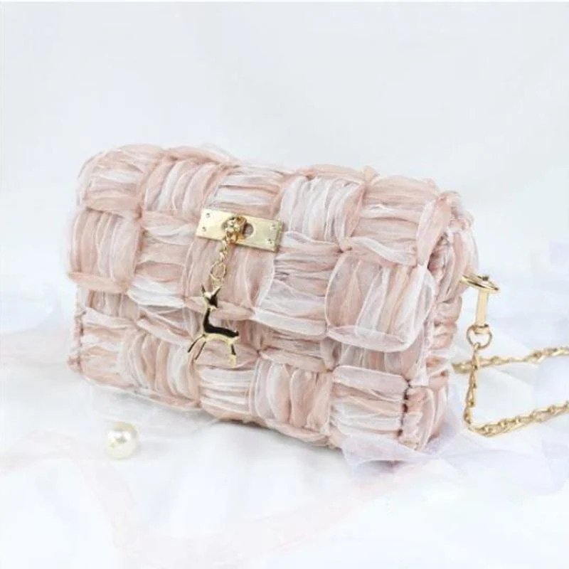 Flowery Chiffon Ribbon Handbag DIY Kit - Image 20