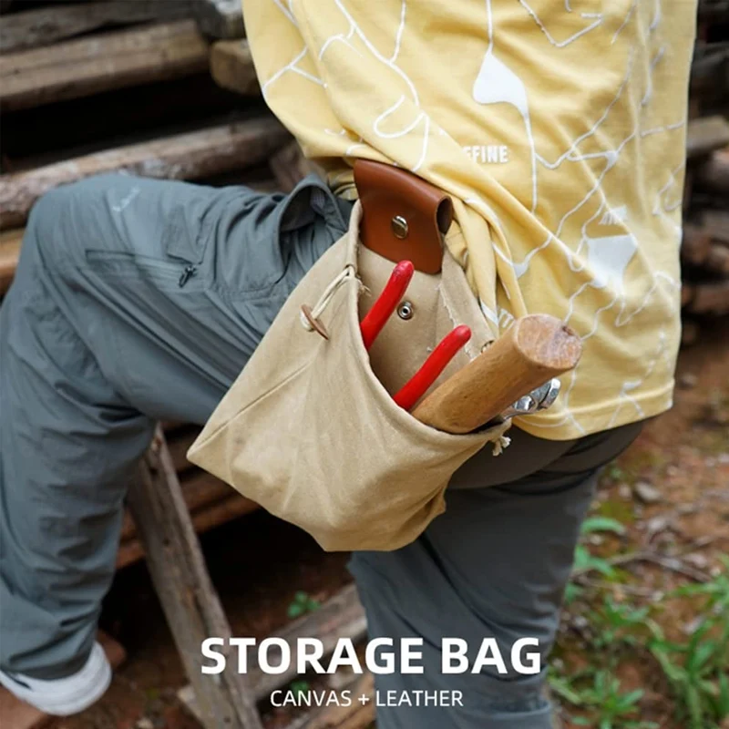 Foldable Canvas Belt Bag - Image 8