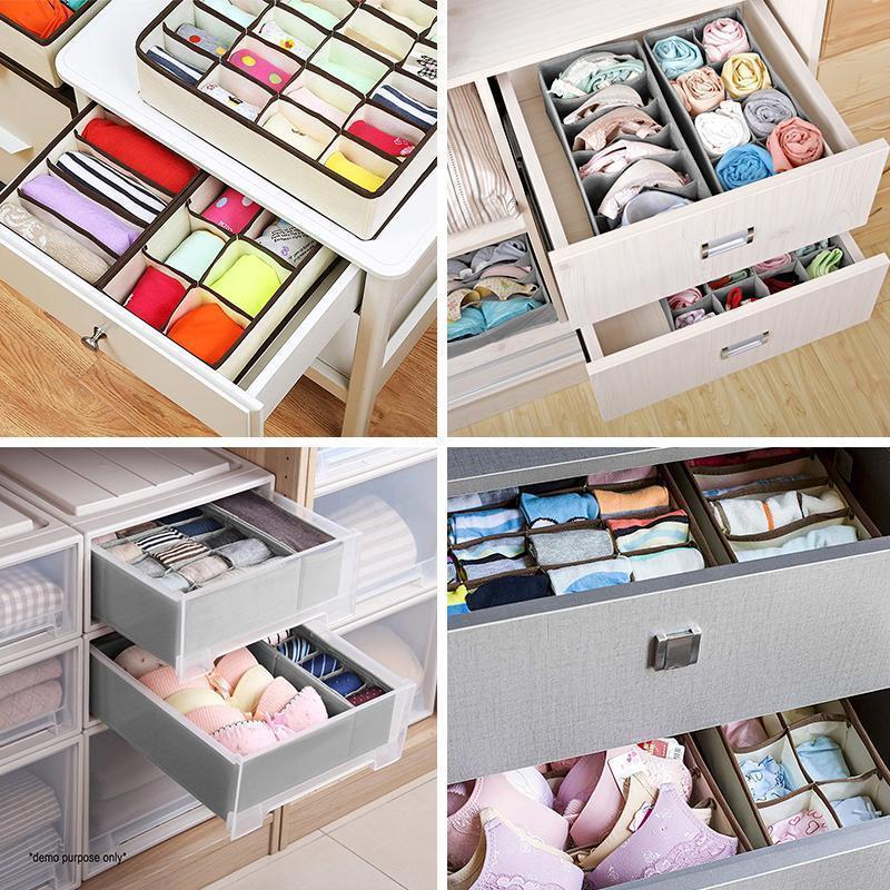 Foldable Closet Underwear Organizer(4 pics/1 Set) - Image 12