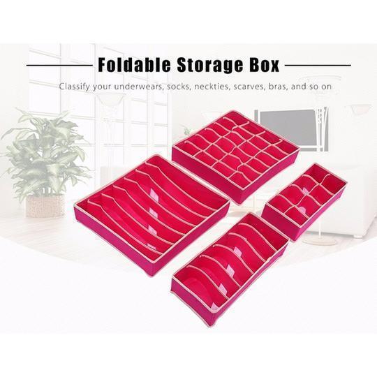 Foldable Closet Underwear Organizer(4 pics/1 Set) - Image 7