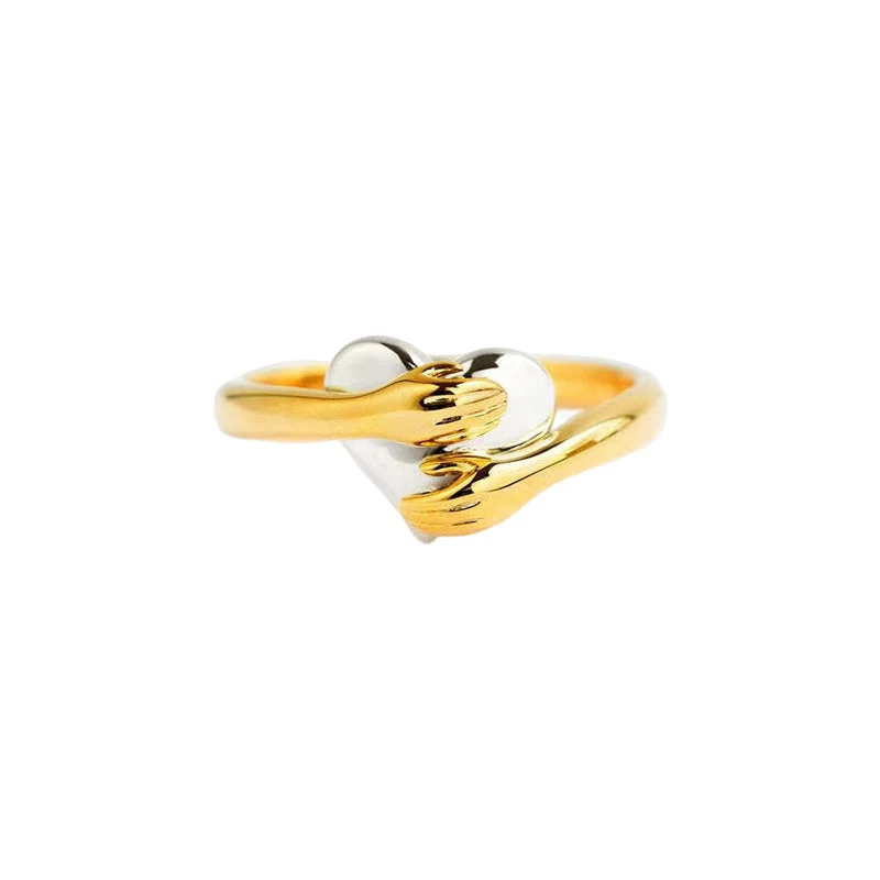 FOR DAUGHTER - MY HEART ALWAYS HOLDS YOU HEART HUG RING - Image 10