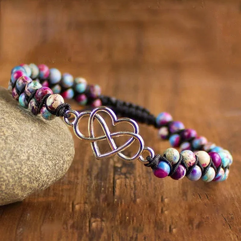 For Granddaughter - For You Are Always In Mine Beads Bracelet - Image 10