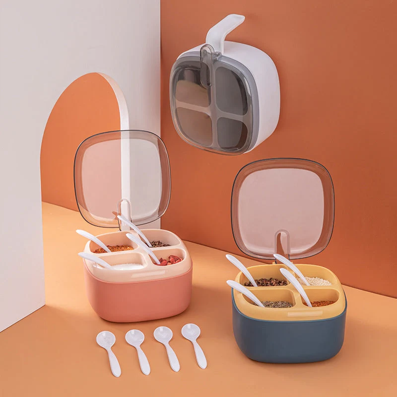 Four seasoning box with lid - Image 11